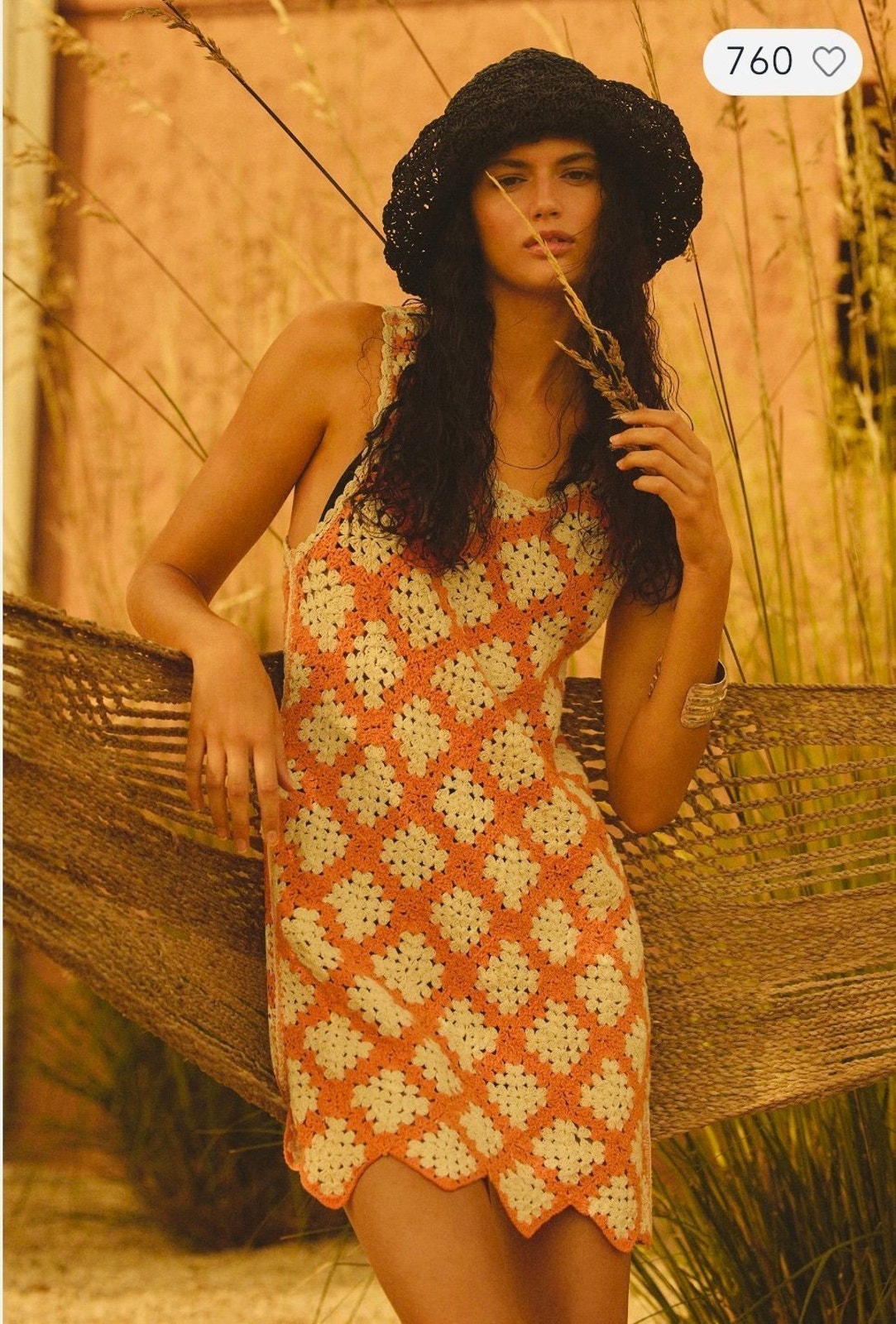 Nwtanthro Maeve Sleeveless Crochet Mini Dress Szxl